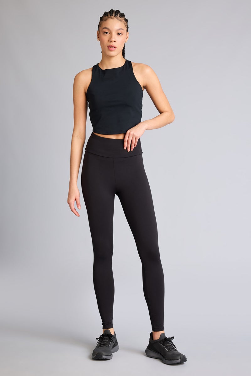 DeFacto Black Woman Soft Fleece Lined Sport Leggings Casual - Image 3