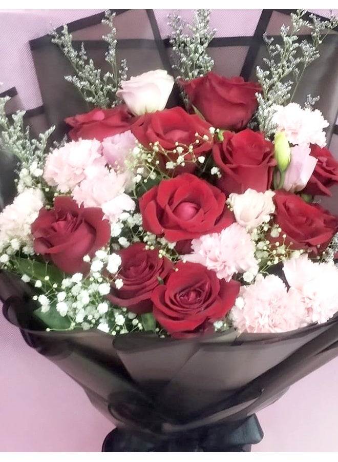 Carmel Flowers Mixed Black Wrapping Bouquet - Image 2
