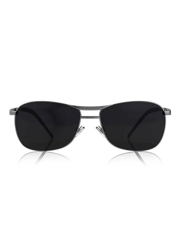 fastrack Grey Navigator Men Sunglasses (M032BK2|60)