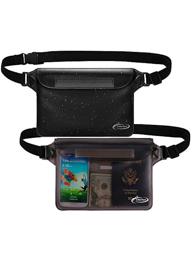 Arabest Waterproof Waist Pouch with Strap for Phone Passport Wallet Purse, Floating Bag for Pool Beach Kayaking Boating, Travel Swimming Accessories  - Image 1