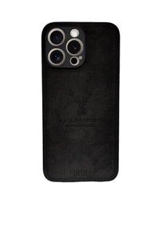 Generic TPU Digital Luxury Soft Texture Patterned Cloth Dirt-Resistant, Anti-Shock, Anti-Fingerprint, Full Body Protective Cover for iPhone 12 Pro Max (Black) 