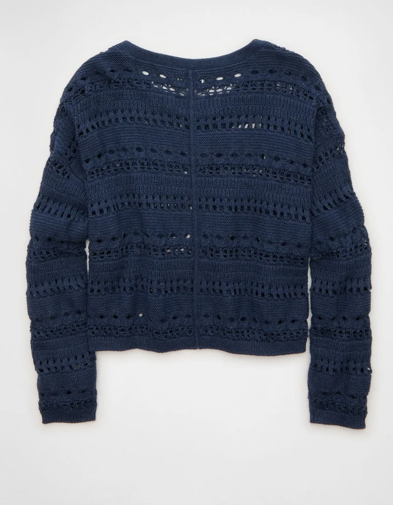 American Eagle  AE Open Stitch Cardigan for Women | Best Price UAE