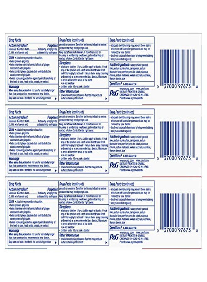 Crest Pro-Health Smooth Formula Toothpaste, Clean Mint, 4.6 Oz, 3 Count (Packaging May Vary) - Image 2