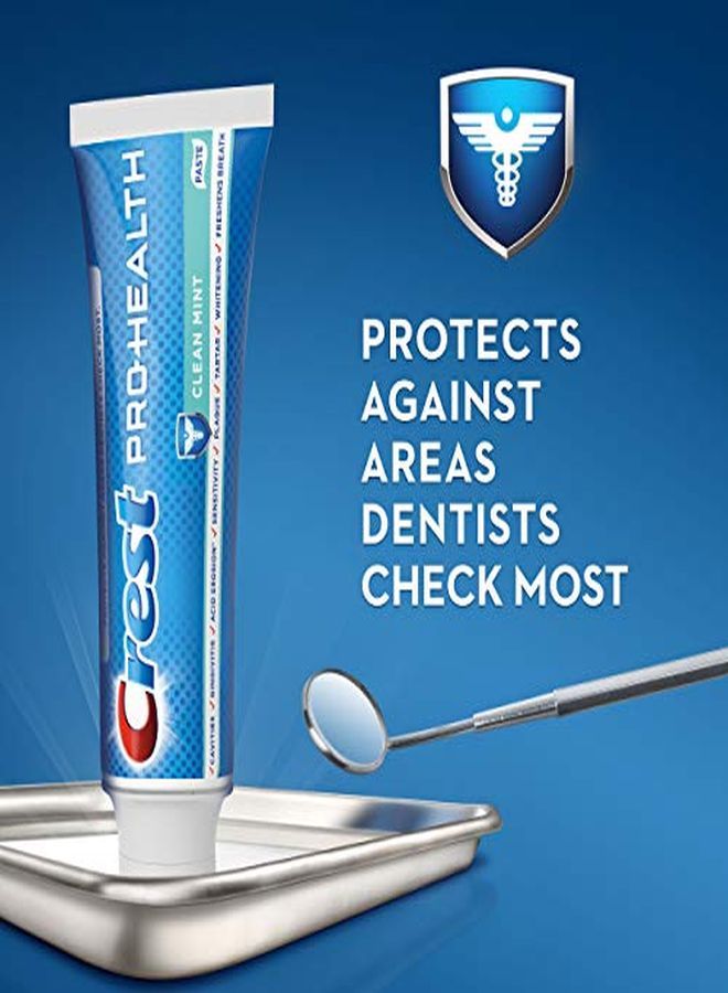 Crest Pro-Health Smooth Formula Toothpaste, Clean Mint, 4.6 Oz, 3 Count (Packaging May Vary) - Image 5