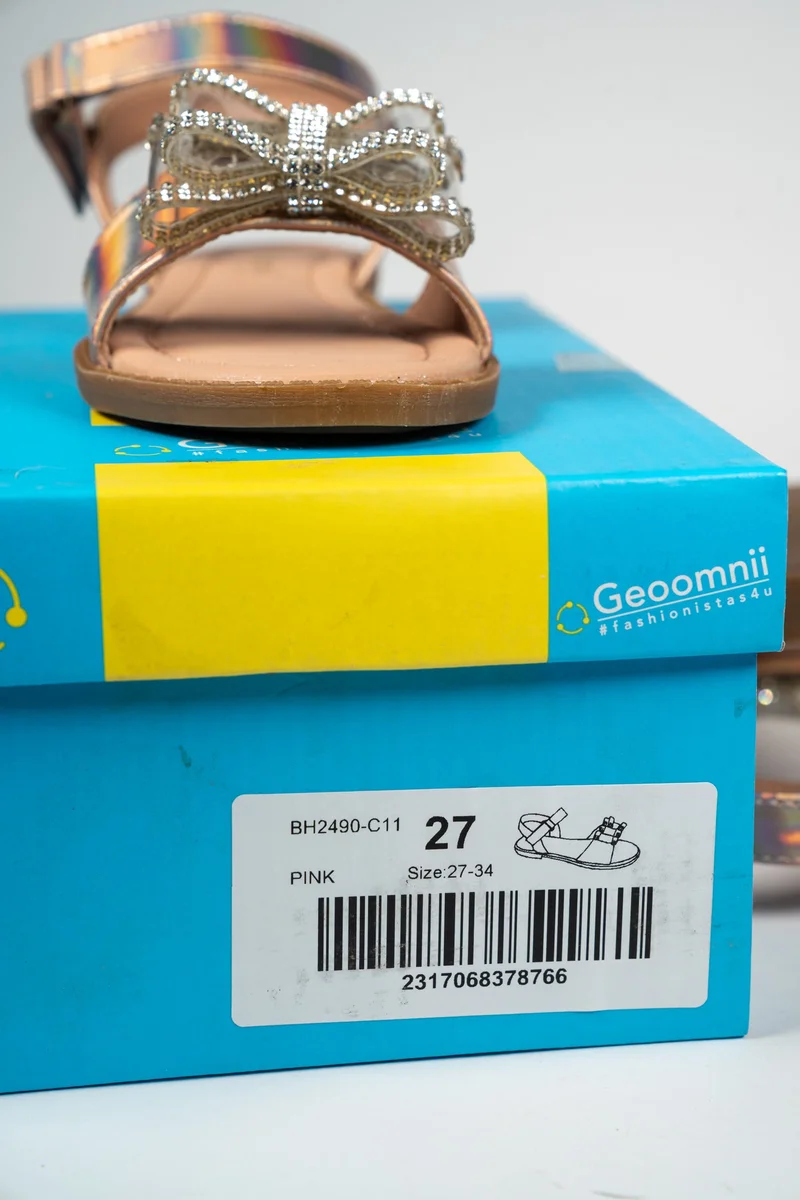 Geoomnii PINK Geoomnii Girls’ Sandals – Comfortable Casual Sandals for Children, Pre-Teen & Junior Girls for School, Play & Everyday Wear for Women | Best Price UAE