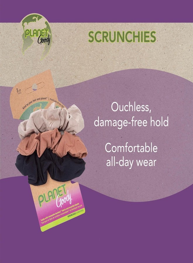 Goody رباط شعر نسائي من جودي بلانيت بدون ألم، 3 قطع، ألوان محايدة متنوعة، مناسب لجميع أنواع الشعر، إكسسوارات خالية من الألم للنساء، لإنشاء ضفائر وذيل حصان تدوم طويلاً - Image 2