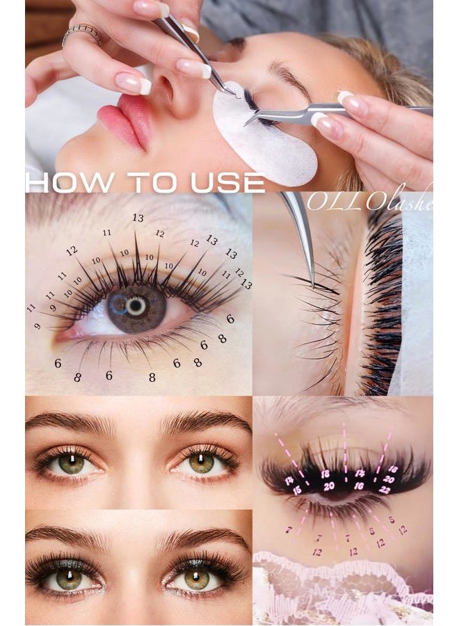 OLLOLASHES Bottom Lash Extension J Curl 0.05mm Mix4-7mm 4mm 5mm 6mm 7mm Black Color Bottom Lash Extensions, Professional Supplies for Lash Techs (Bottom-J-0.05, 4-7mm) - Image 5