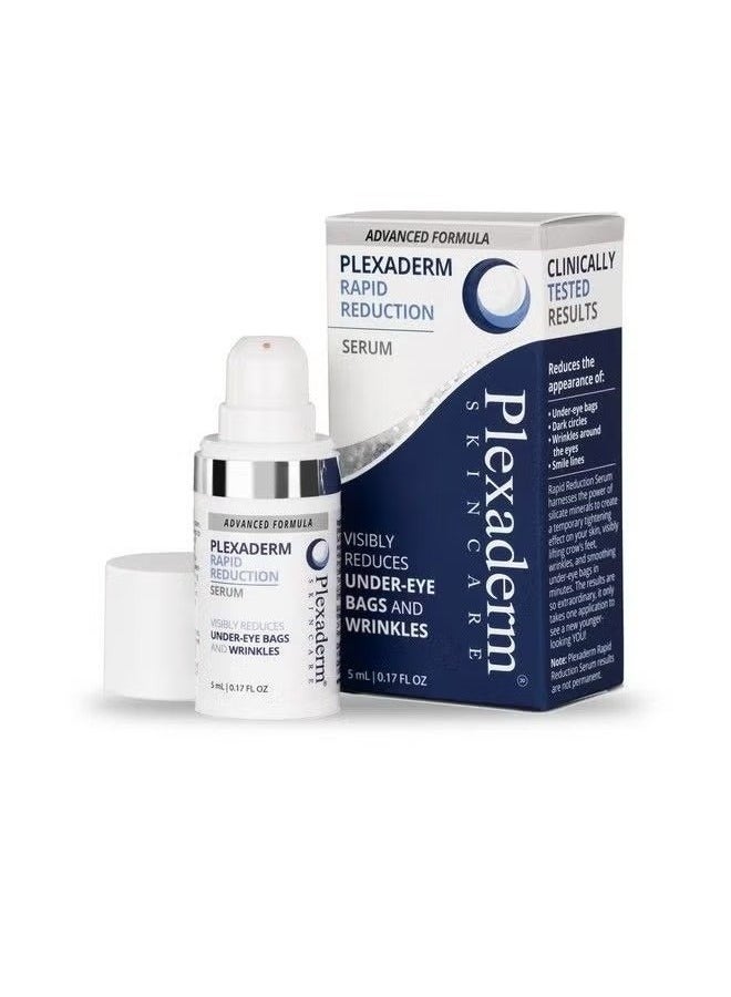 Plexaderm Rapid Reduction Eye Serum Advanced Formula Anti Aging Serum Visibly Reduces Undereye Bags Wrinkles Dark Circles Fine Lines & Crow'S Feet Instantly Instant Wrinkle Remover For Face - Image 1