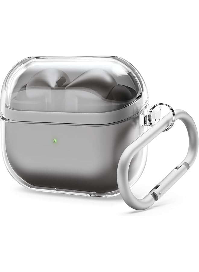 Elago Clear Hang Compatible With Samsung Galaxy Buds3 Case And Galaxy Buds 3 Pro Case Cover With Carabiner Transparent - Image 1