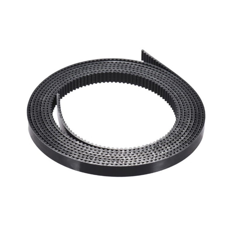 Anet 3D Printer Timing Belt 6mm Wide 2M Length: Universal Rubber Open Timing Belt - 2GT Standard Accurate Smooth Transmission Timing Belt for 3D Printer Building Or Upgrading - Image 1