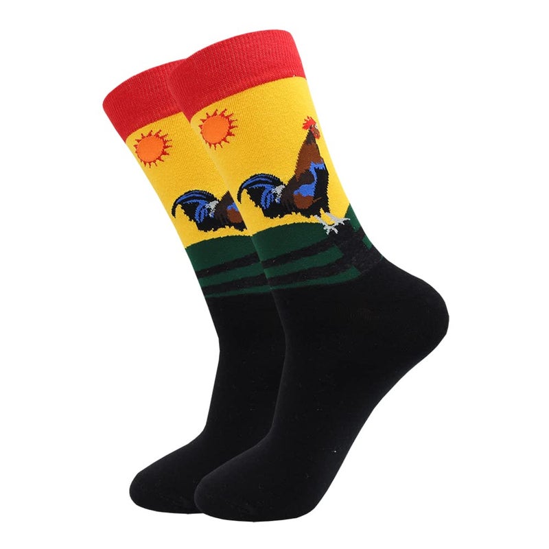 TOEJYJ Women Fun Socksï¼Œ Colorful Crazy Cool Funny Socksï¼Œ Pattern Funky Novelty Socks Size 9-11 - Image 5