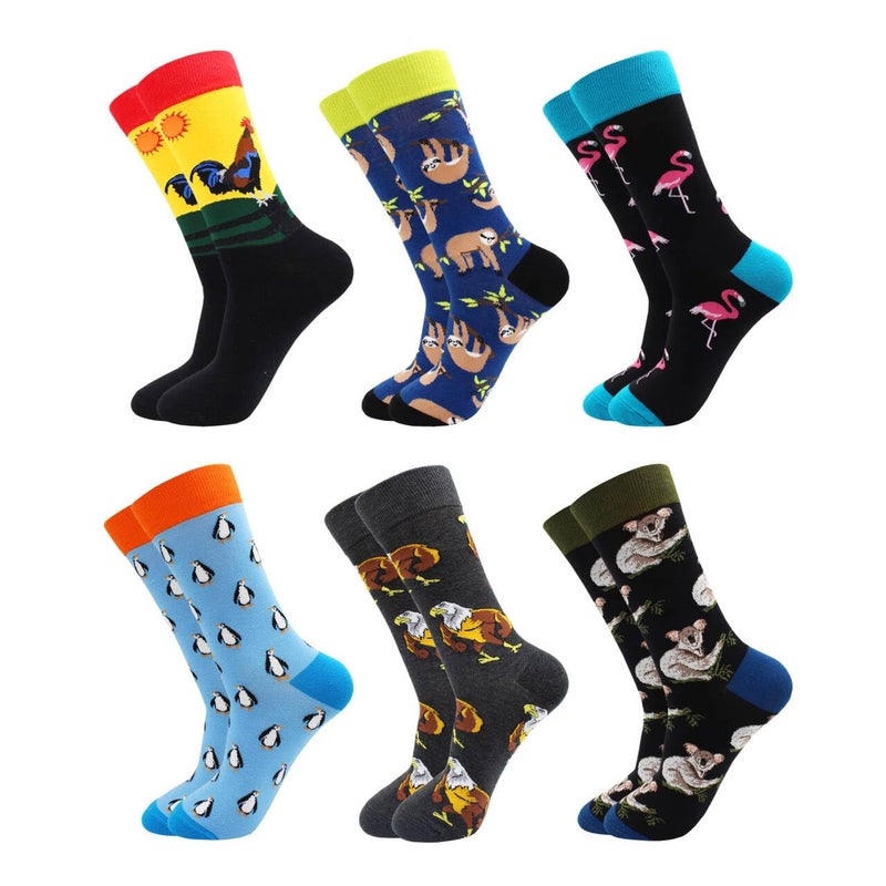 TOEJYJ Women Fun Socksï¼Œ Colorful Crazy Cool Funny Socksï¼Œ Pattern Funky Novelty Socks Size 9-11 - Image 1