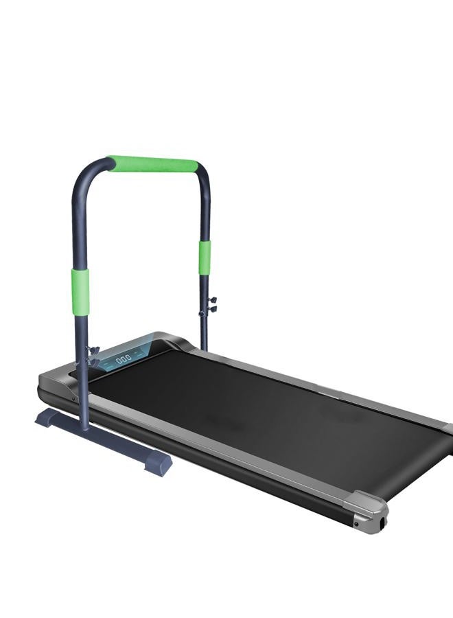 CC LOT Adjustable Handle Bar for Walking Pad Only - Max Height 43", Compatible with 23" Walking Pad, Heavy-Duty Steel Frame w/Non-Slip Base (Green Black) - Image 1
