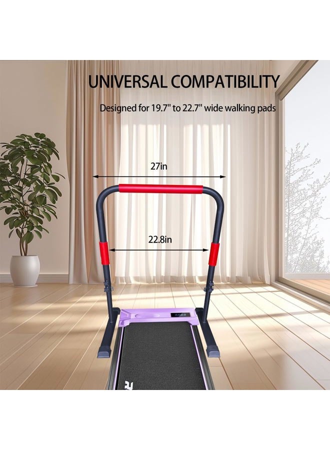 CC LOT Adjustable Handle Bar for Walking Pad Only - Max Height 43", Compatible with 23" Walking Pad, Heavy-Duty Steel Frame w/Non-Slip Base (Green Black) - Image 4