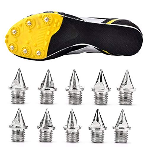 AUGSUN 120pcs 1/4inch Stainless Steel Track and Cross Country Spikes with Red or Green Spike Wrench(Random Color), Replacement Spikes for Sprint Sports Short Running Shoes - Image 4