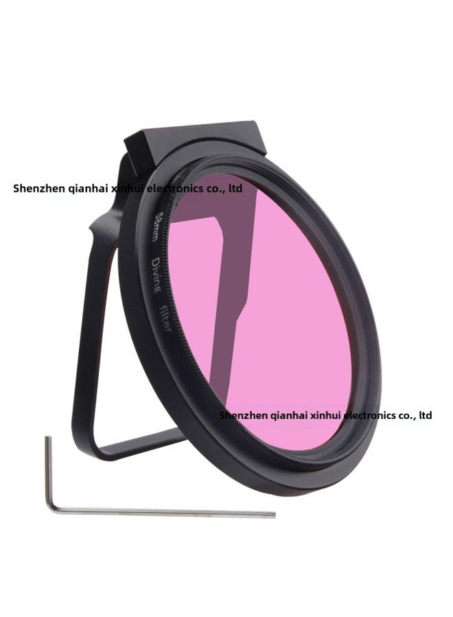 Gopro Hero7/6/5 Diving Red Filter Set Dog 7 Doubling Close-up Polarizer Macro Mirror Diving Accessories-Color:Professional Diving Red + Diving Yellow + Diving Purple  - Image 4