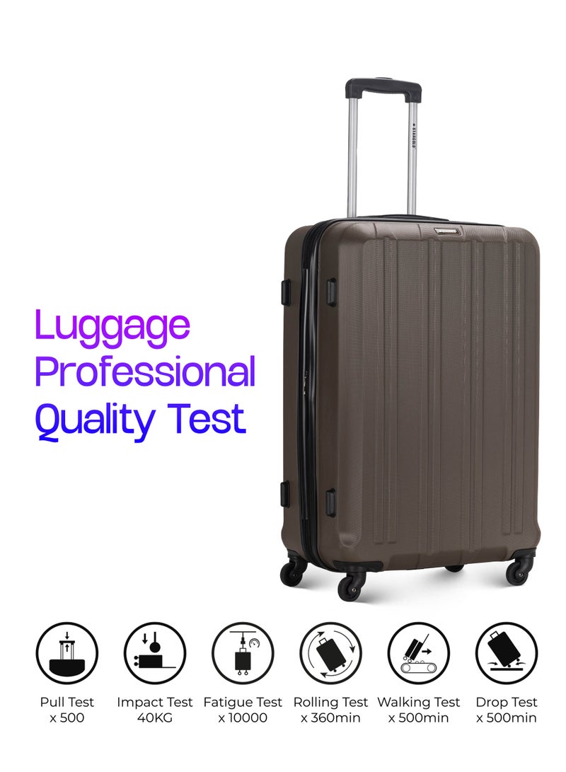 ستارجولد 4 عبوات من عربة أمتعة مقفلة ذات رقم دوار للجانب الصلب - Image 5