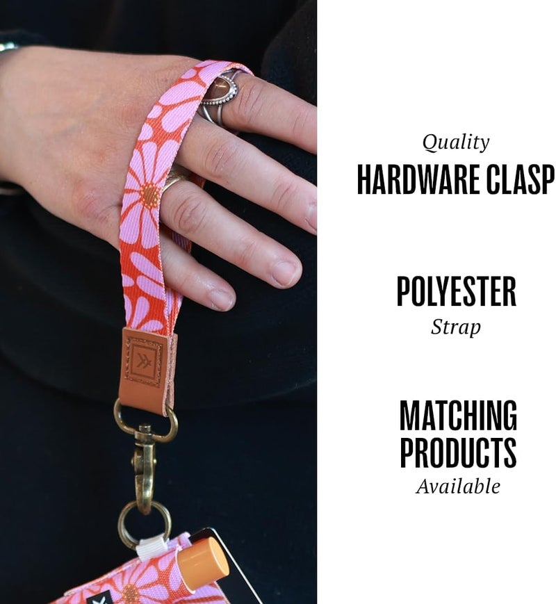 Thread Wallets Wristlet Keychain Strap for Men & Women, Wristlet Keychain for Badge, Wallet, and Phone Wrist Strap, Emmeline, One size - Image 1