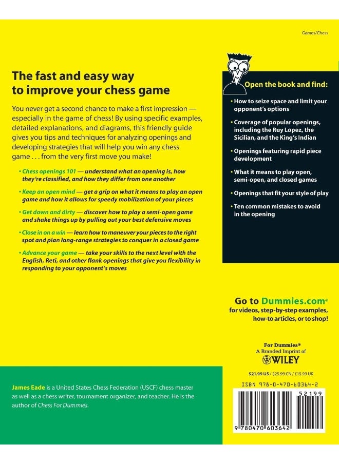 Chess Openings For Dummies