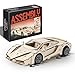 MOCBURIKU 3D Wooden Puzzles Model Car Kits to Build for Adults BeginnerFriendly Pull Back Sport Car Building Toys Wood Craft Gift for Boys and Men on Birthday Christmas - Image 2