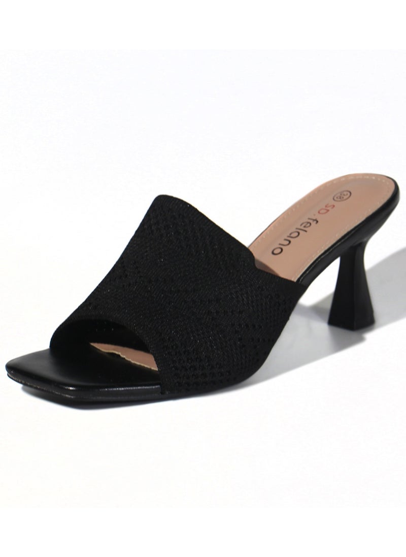 SD.Felano - Women High Heel Shoes | Open Toe, Comfortable, Casual Slip-On Heels for Girls & Ladies | Lightweight Women's Fashion Shoes for Work, Bride Wedding Dress Platform Heels Shoes - Image 1