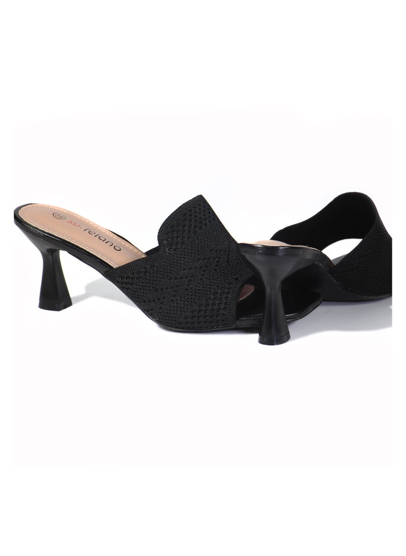 SD.Felano - Women High Heel Shoes | Open Toe, Comfortable, Casual Slip-On Heels for Girls & Ladies | Lightweight Women's Fashion Shoes for Work, Bride Wedding Dress Platform Heels Shoes - Image 1