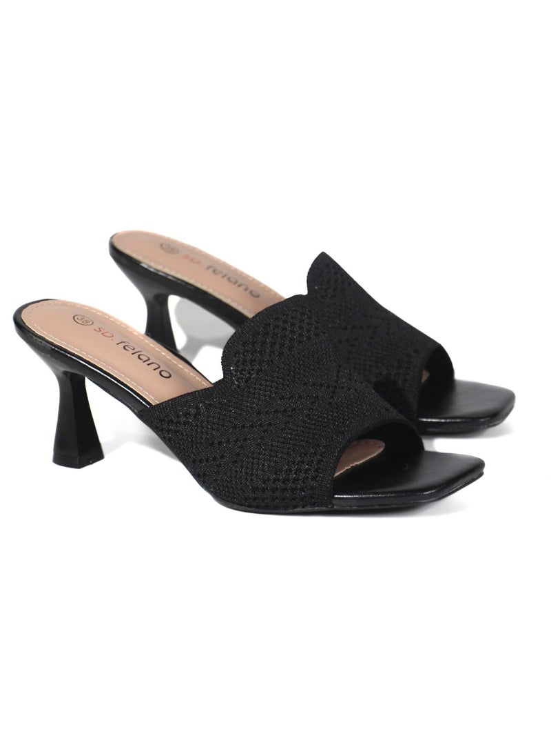 SD.Felano - Women High Heel Shoes | Open Toe, Comfortable, Casual Slip-On Heels for Girls & Ladies | Lightweight Women's Fashion Shoes for Work, Bride Wedding Dress Platform Heels Shoes - Image 1