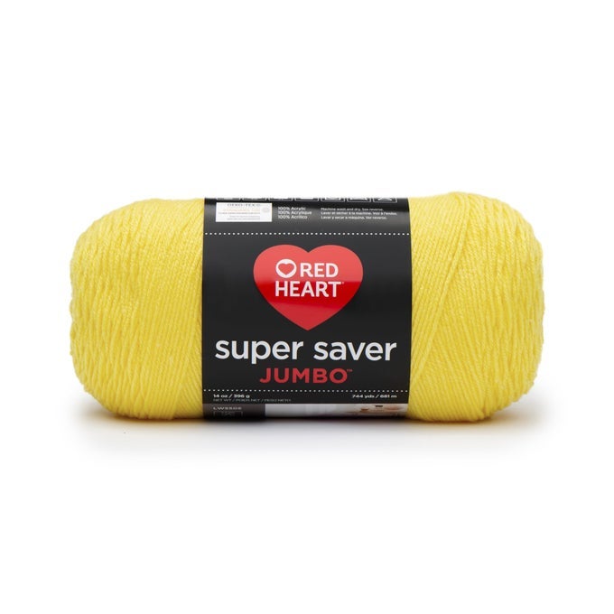 SUPER SAVER JUMBO YARN BRIGHT YELLOW
