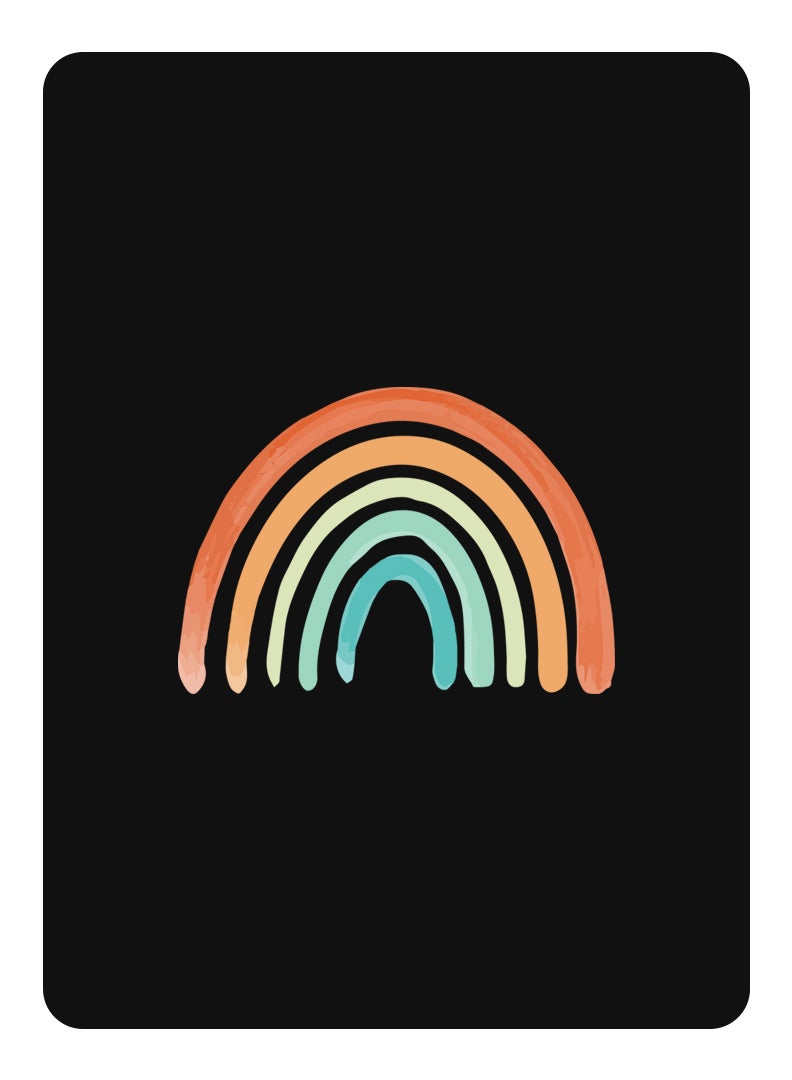 Theodor Protective Flip Case For Samsung Galaxy Tab S7 - S8 With Trifold Stand Auto Wake Sleep Shockproof Cover Rainbow - Image 1