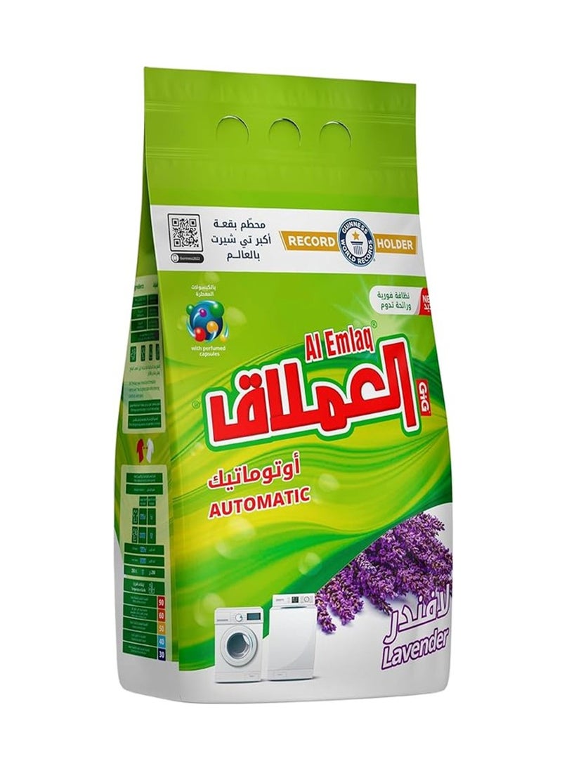 Al Emlaq Powder Detergent Bag For Automatic Machine Lavender 7kg  - Image 1