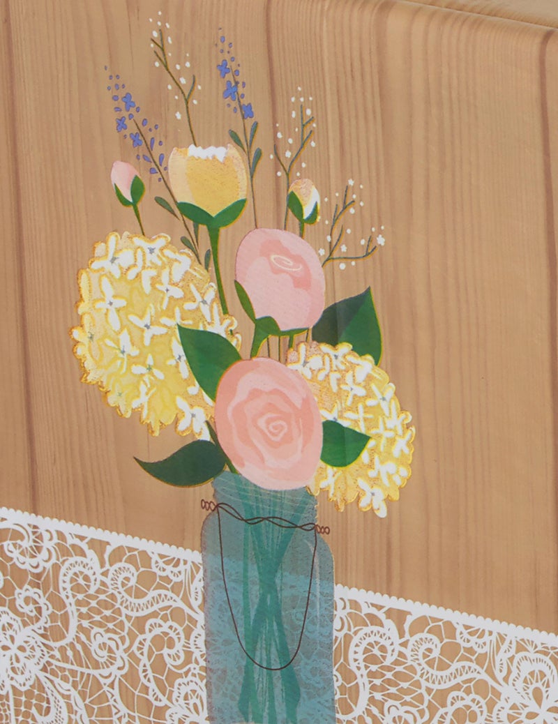 Creative Converting Plastic Tablecover, 54" x 102", Multicolor - Image 2