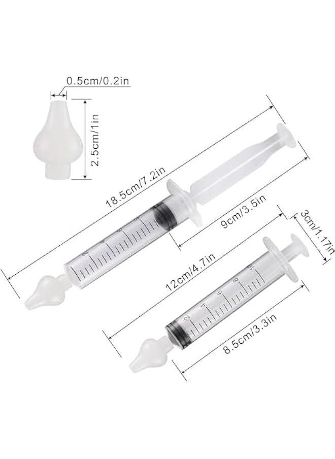 Generic Nasal Syringe for Baby Yellow - 2PCS - Safe Silicon Baby Nasal Aspirator Qucik Syringe Nose Cleaner Rinsing Tool for Baby/Infant/Kid  - Image 3