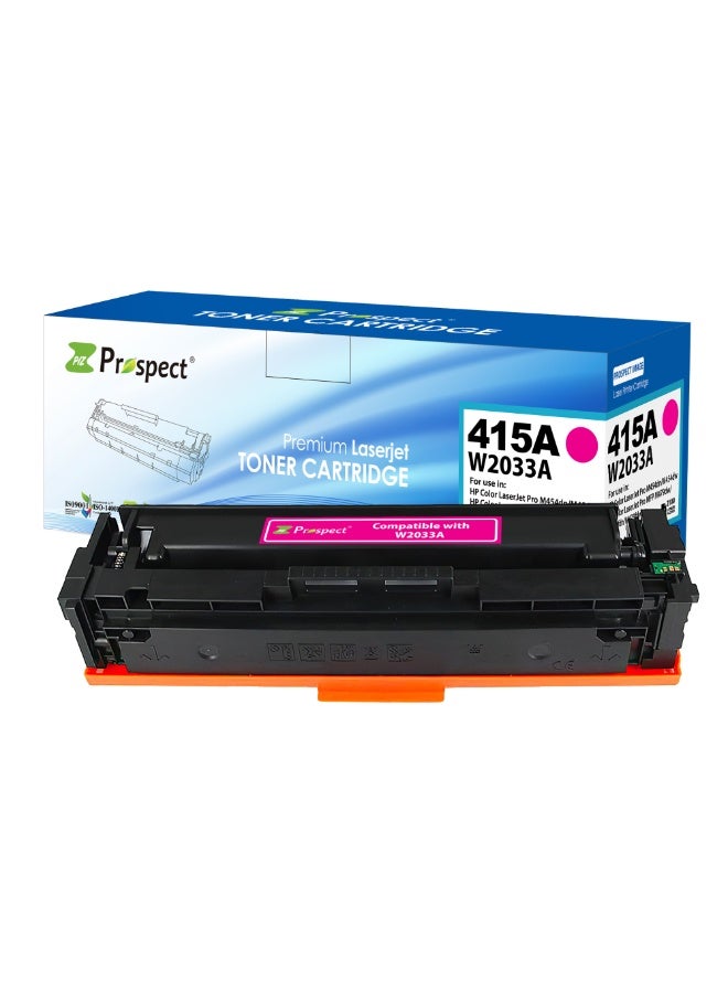Prospect Toner Cartridge 415A W2033 Magenta Laser Compatible with HP 415A W2033A for Printers HP Color LaserJet Pro M454dn M454dw MFP M479dw M479fdn M479fdw ( Magenta ) - Image 3