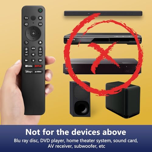 OMAIC for Sony Bravia TV Remote, Replacement for All Sony LED OLED Smart TVs. 1-Year Warranty.No Voice Function. - Image 4