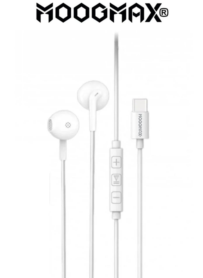 moogmax Moogmax Type C Wired Earphones ZB09B6ADB6F83DA5E517FZ