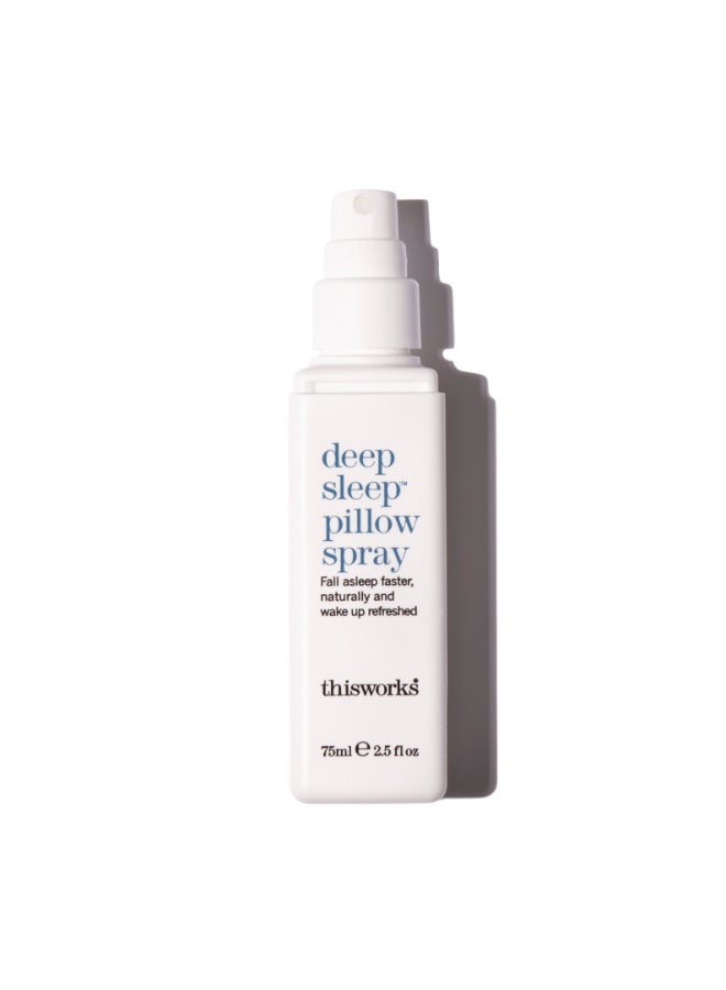 This Works Travel-Size Deep Sleep Pillow Spray - Relaxing Lavender & Vetiver Blend, Perfect for Calming Nerves and Promoting Sleep on the Go (75 ml) - Image 3