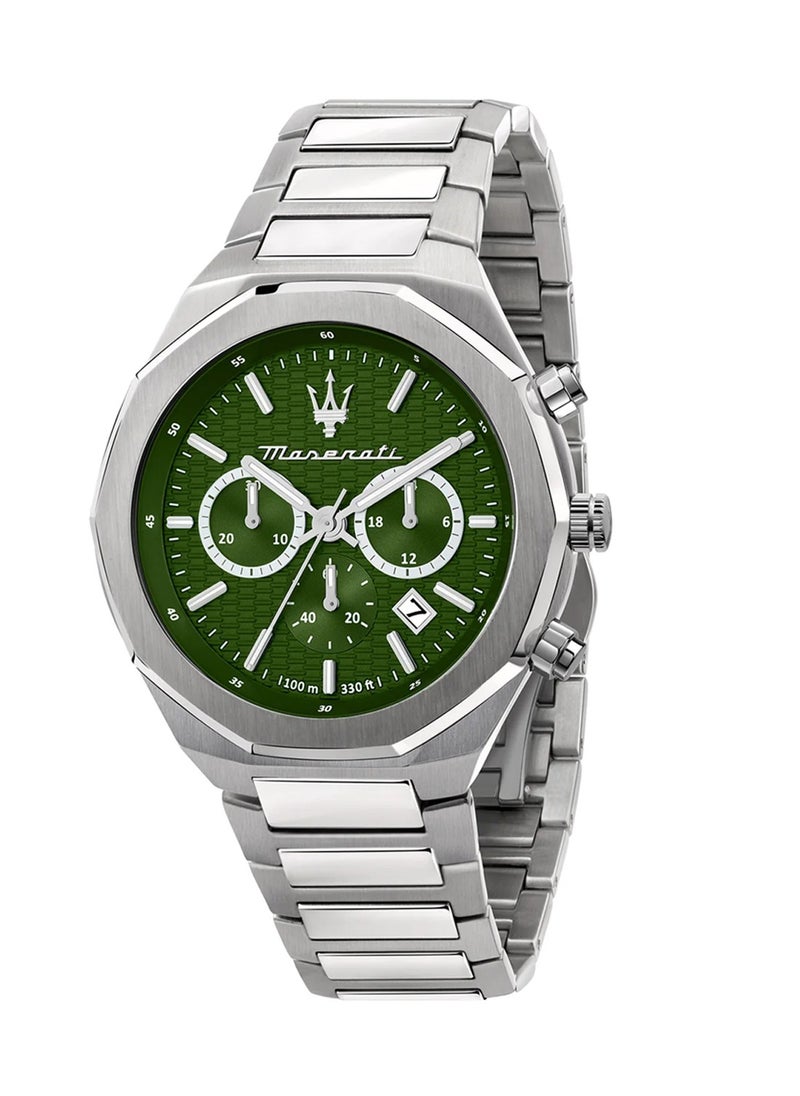 Maserati Men's Stile Chronograph Stainless Steel Watch R8873642011 - 45mm  - Image 1