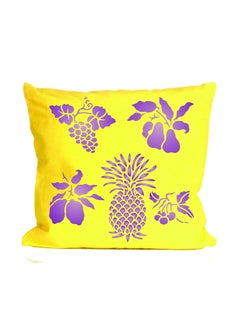 Usnyabni Fruit Stencil, 10 x 10 inch (M) - Pear Grape Cherry Pineapple Lemon Fruit Stencils  - Image 3