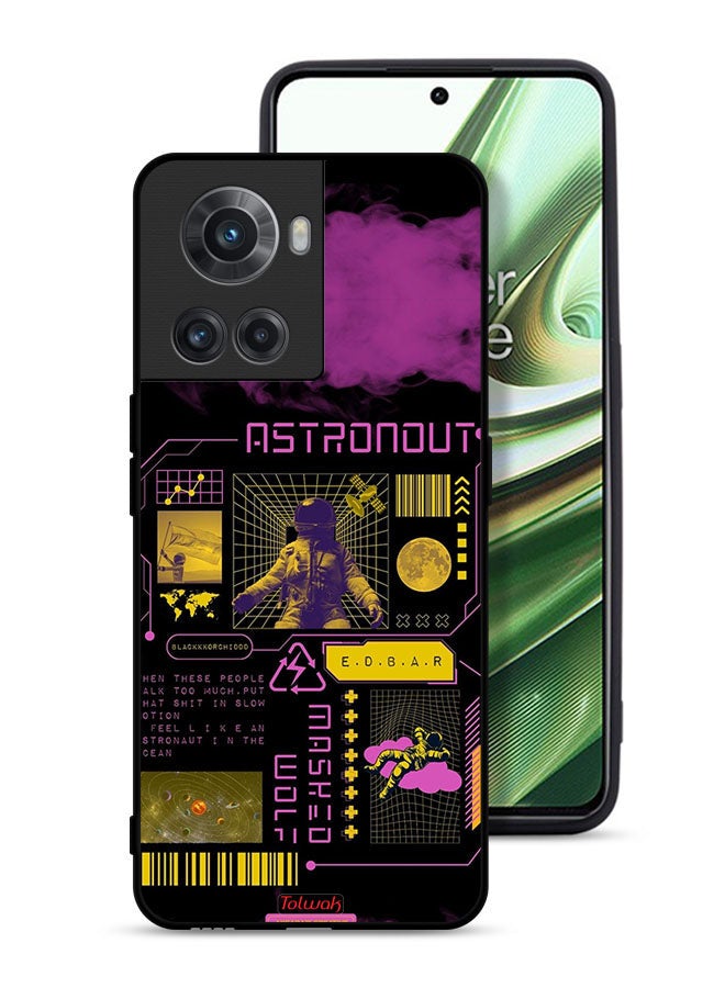 Tolwak OnePlus 10R 5G Protective Case Cover Astronaut Sticker - Image 1