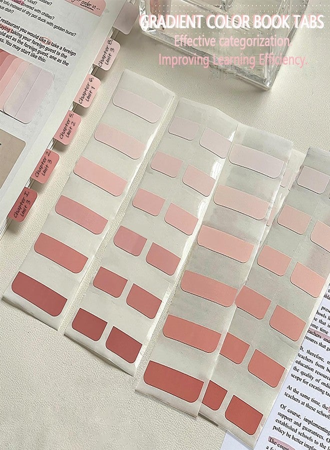 Potanro Book Tabs 480 PCS Annotation Tabs Transparent Sticky Notes Tabs for Notebooks 1 Inch Repositionable Index Tabs for Annotating Books and File Classification (Medium) - Image 5