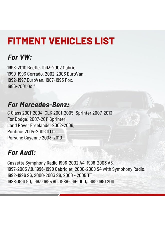 RED WOLF Radio Stereo ISO Wire Harness Adapter CD Player Connector Replacement - Image 2