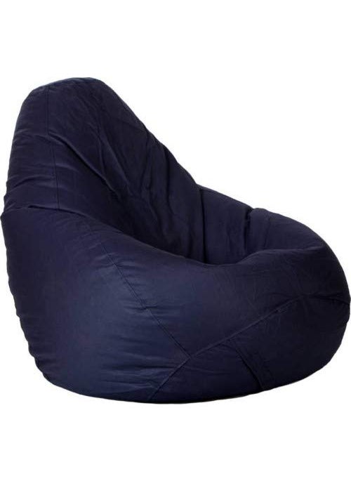 caddyFull caddyFull Leather Bean Bag XL Without Beans Leatherette Bean Bag Cover for Indoor Living Room Gamer PurpleNavy Blue  - Image 3