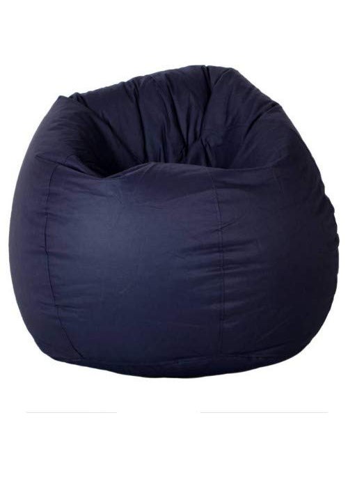 caddyFull caddyFull Leather Bean Bag XL Without Beans Leatherette Bean Bag Cover for Indoor Living Room Gamer PurpleNavy Blue  - Image 2