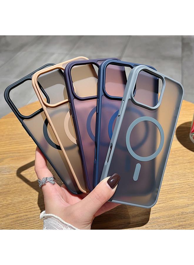 S-TOP Case For iPhone 14 Frosted Skin Feel MagSafe Phone Case - Image 4