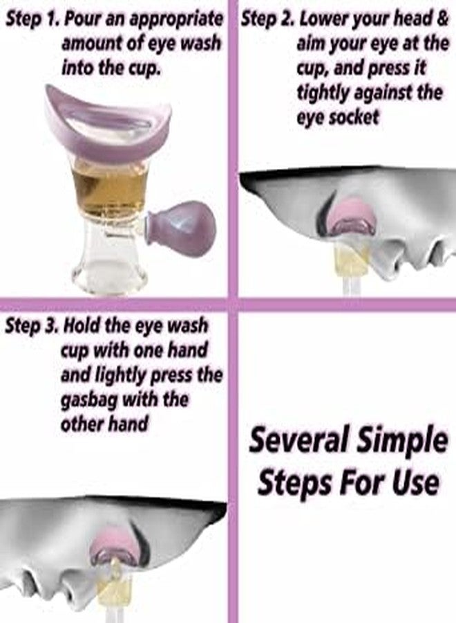 Dhadh Silicone Eye Cup for Effective Eye Cleansing Transparent with Storage Container (1) - Image 5