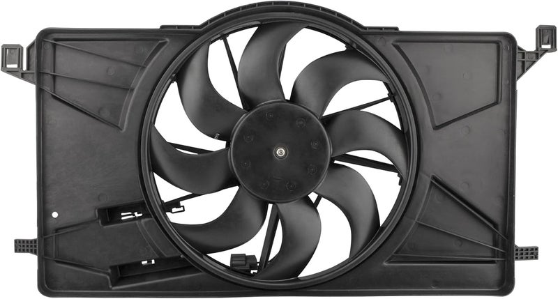 BOXI BV6Z-8C607-K Radiator Cooling Fan Assembly for Ford Focus 2012-2018 - Image 1