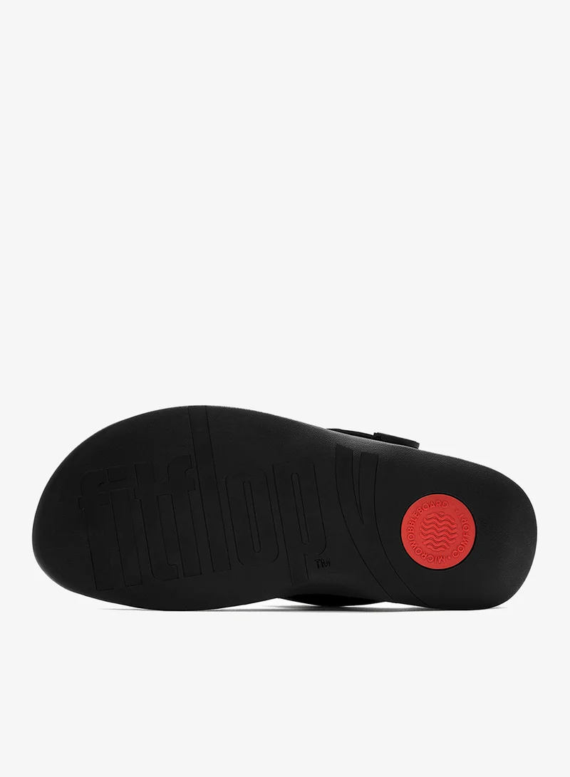 Fitflop All Black Trakk II Comfort Flip Flops for Men | Best Price UAE