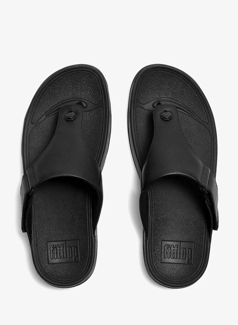 Fitflop All Black Trakk II Comfort Flip Flops for Men | Best Price UAE