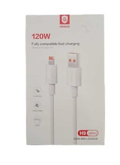HOGUO Hoguo Type C Lightning Fast Charging Cable 2 Meters 120 Watts for IPhone and IPad  - Image 2