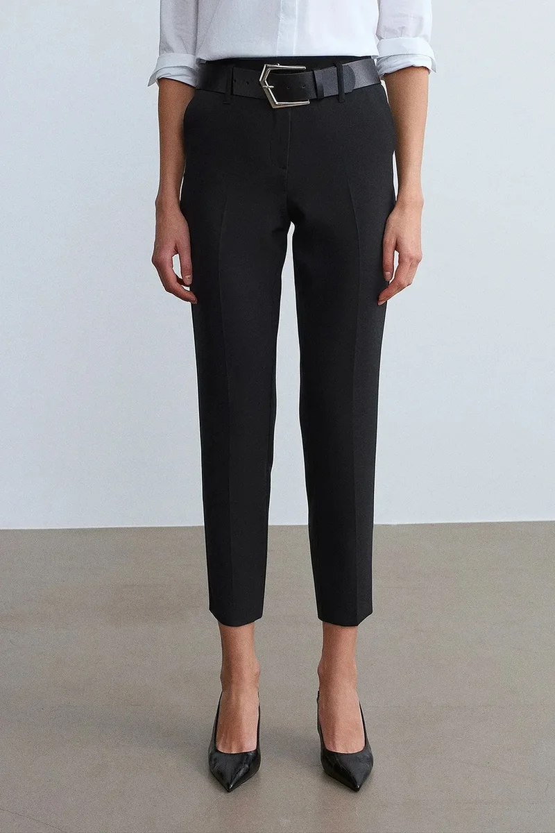 Dilvin Black DILVIN Women's Straight-leg Pants for Women | Best Price UAE
